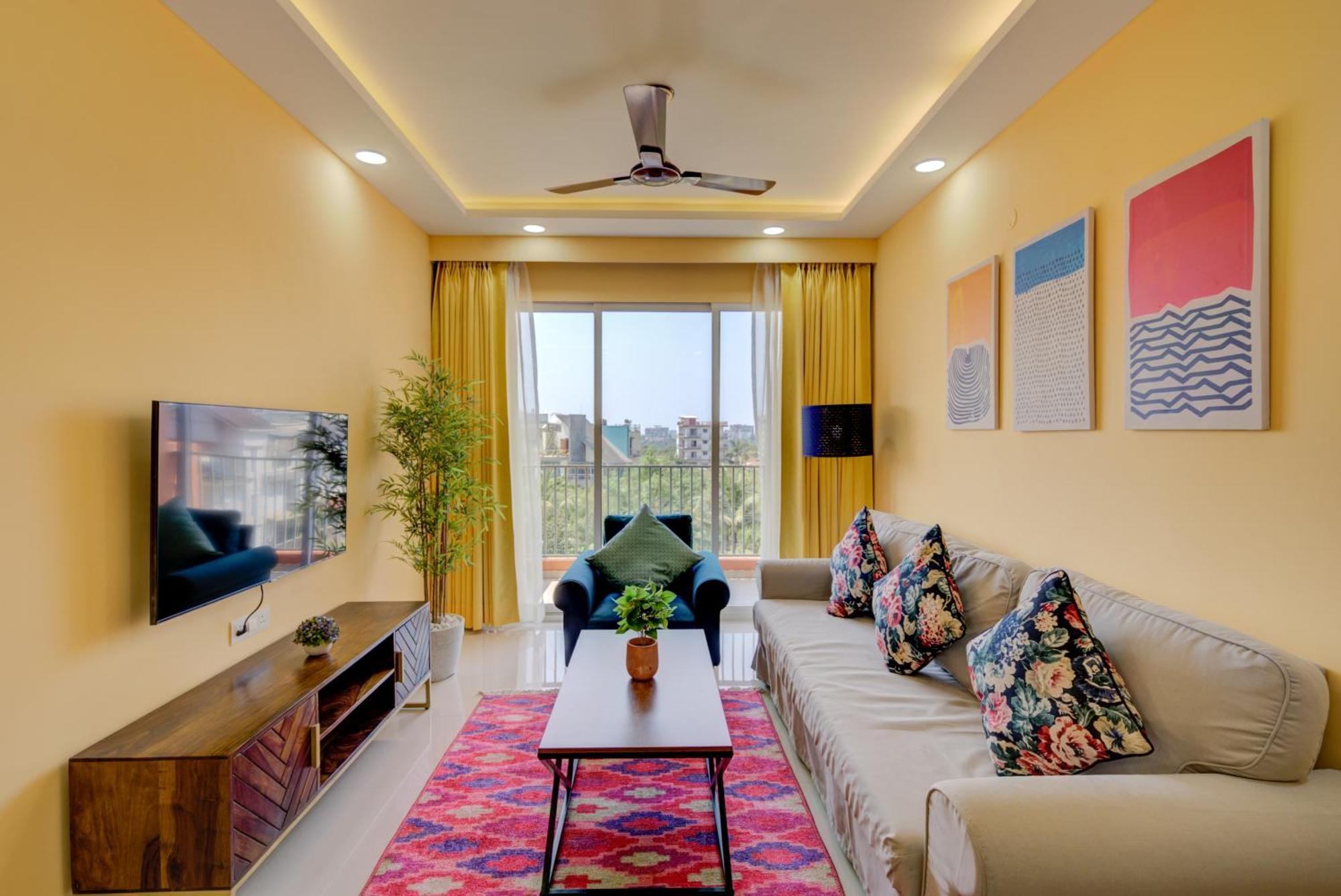 Luxe 2Bhk 10Min From Goi Airport With Pool Access Apartment Dabolim Luaran gambar